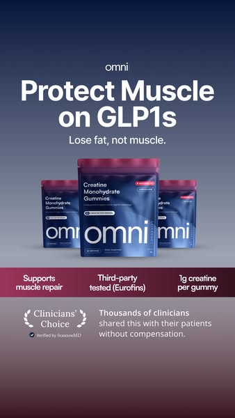 OMNI Longevity ad: Creatine Made Delicious 🍉 🍑